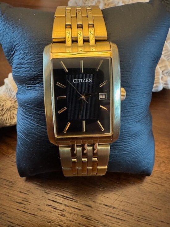 Citizen Other - Citizen Men's Eco-Drive G820‑T001688 Gold-Tone /Black Dial